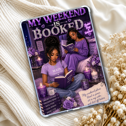 Latina Purple Weekend Booked Kindle Insert eReader Case Decor | Accessories for Book Lovers