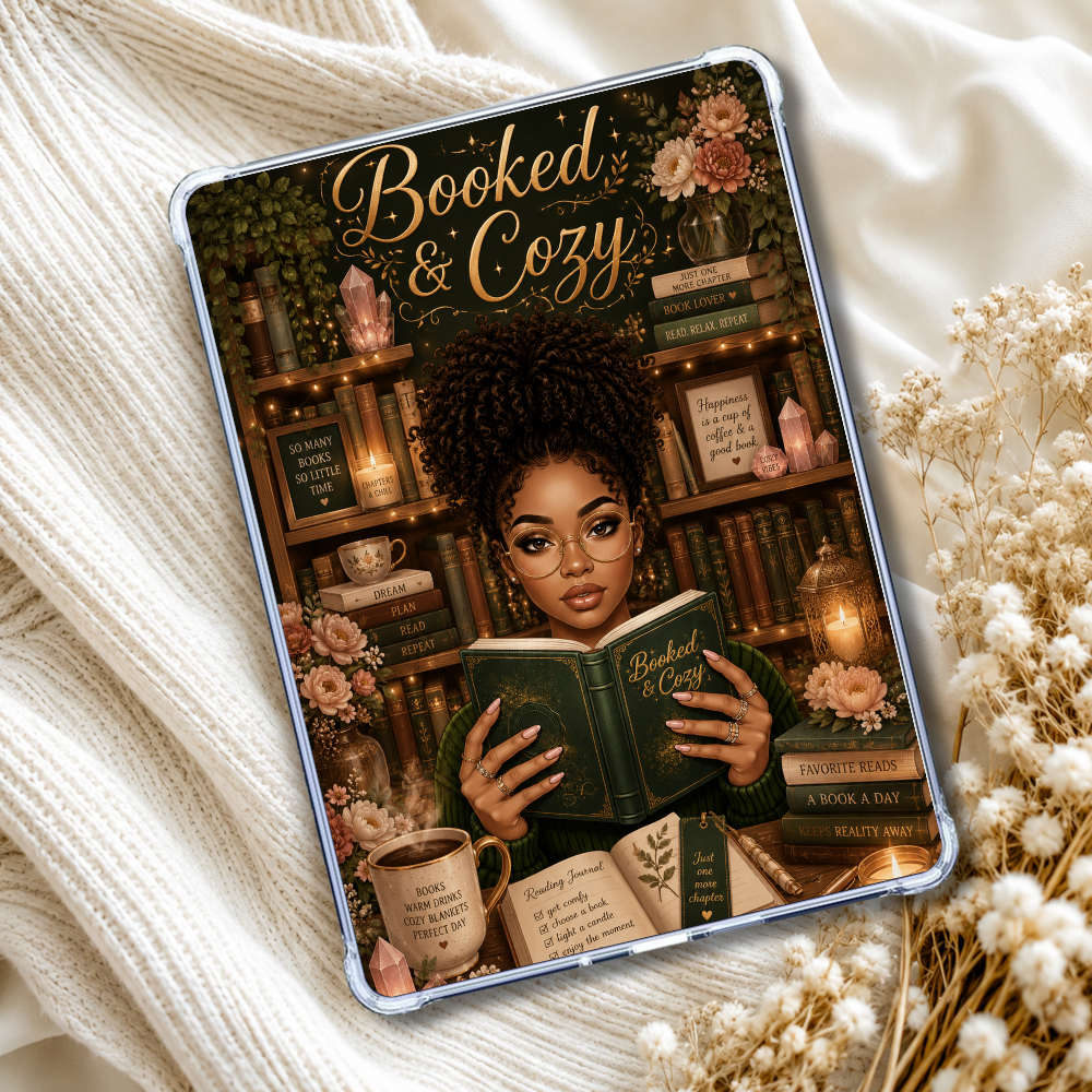 Latina Booked & Cozy Kindle Insert eReader Case Decor | Accessories for Book Lovers