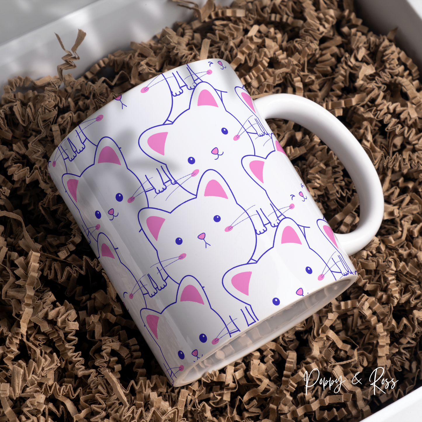 Love Me Kitty Cats Mug 15 Oz