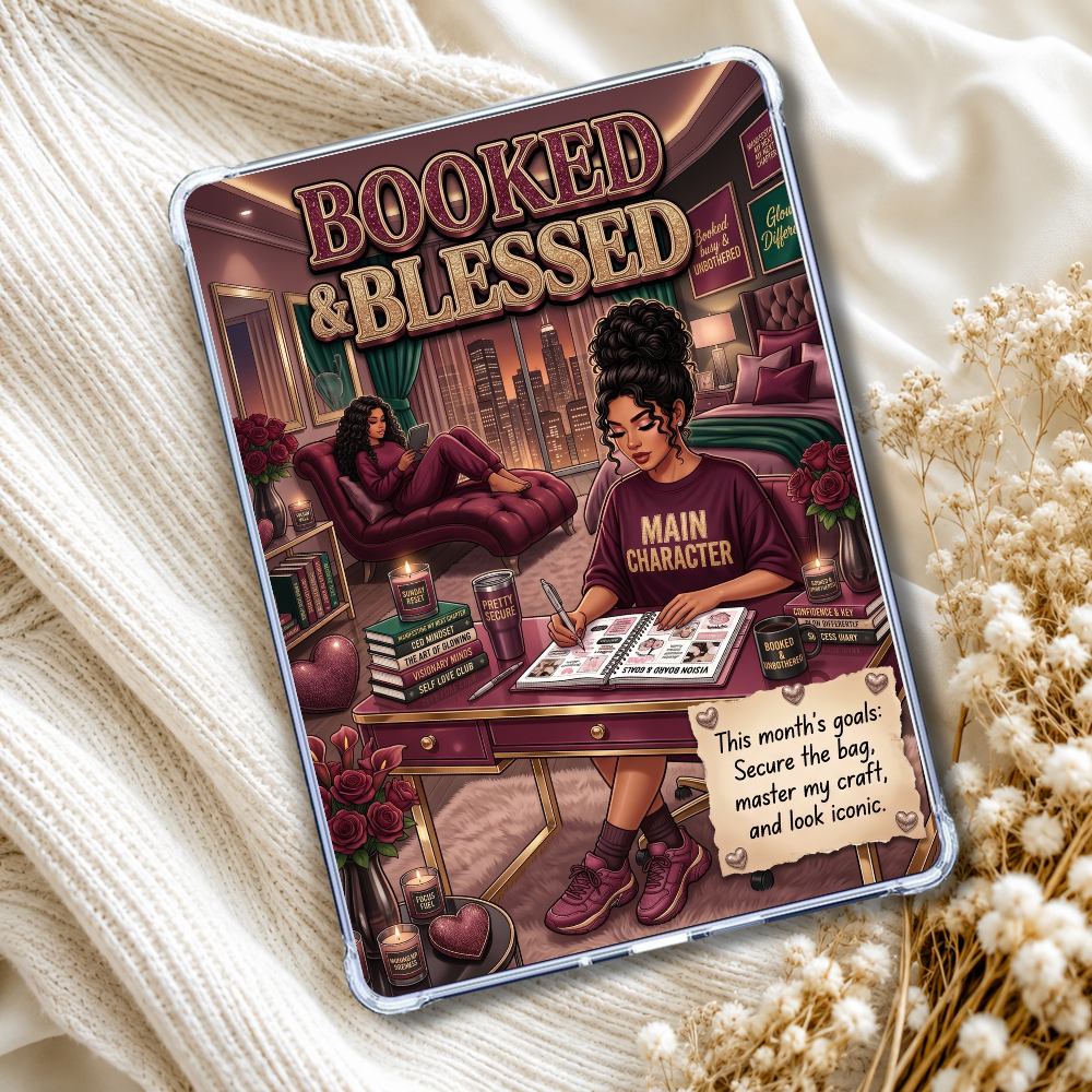 Latina Berry Booked & Blessed Kindle Insert eReader Case Decor | Accessories for Book Lovers