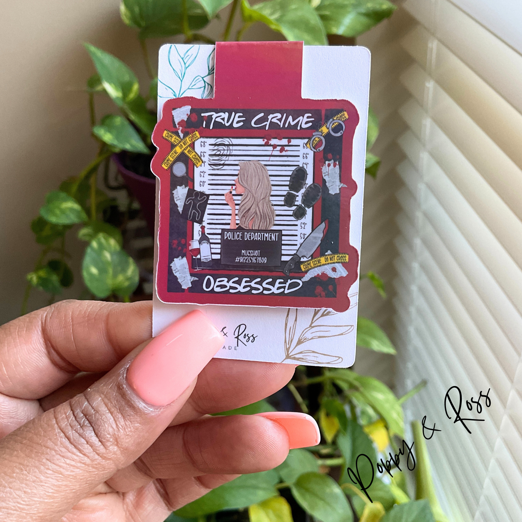 Crime of Passion Babe Magnetic Bookmark