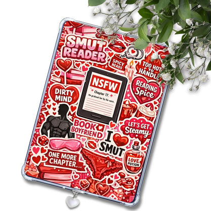 Red NSFW Reader: Kindle or eReader Decor for Book Lovers