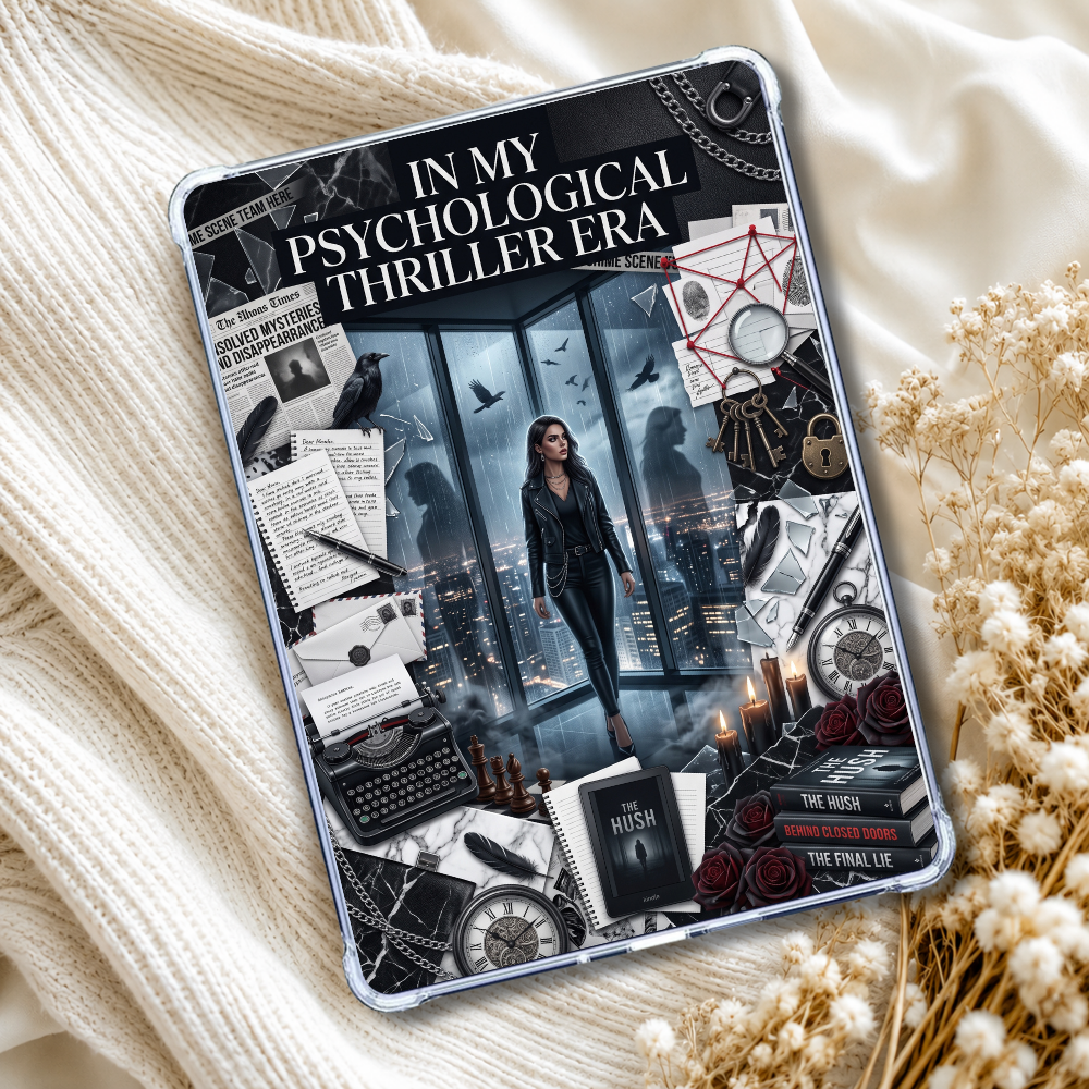 Psychological Thriller Kindle Insert eReader Case Decor | Accessories for Book Lovers