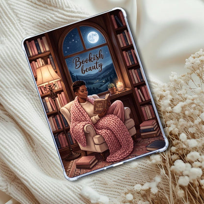 Bookish Beauty Black Girl: Kindle or eReader Decor for Book Lovers