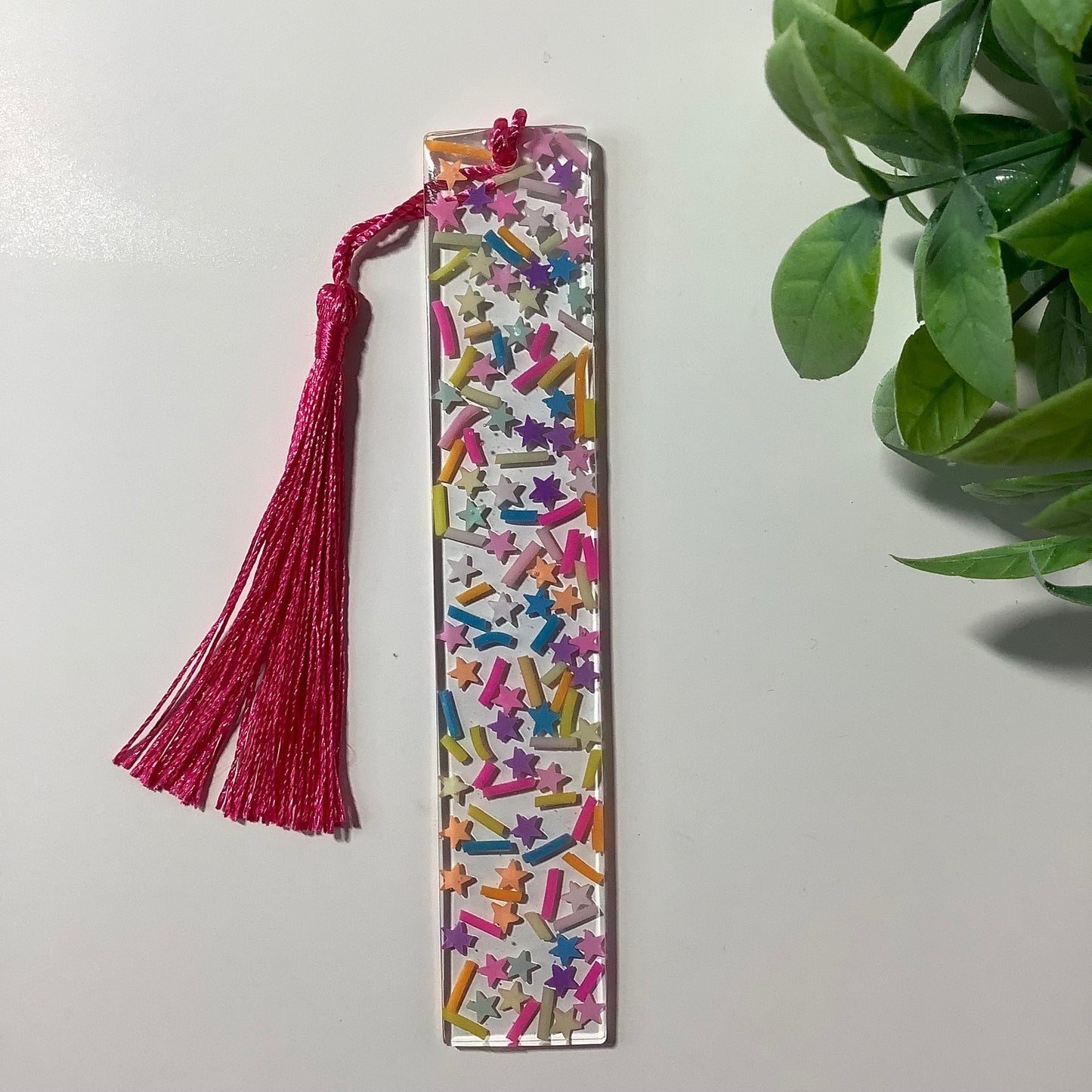 Birthday Cake Resin Bookmark