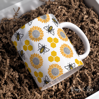 Bumble Bees Coffee Mug 15 Oz