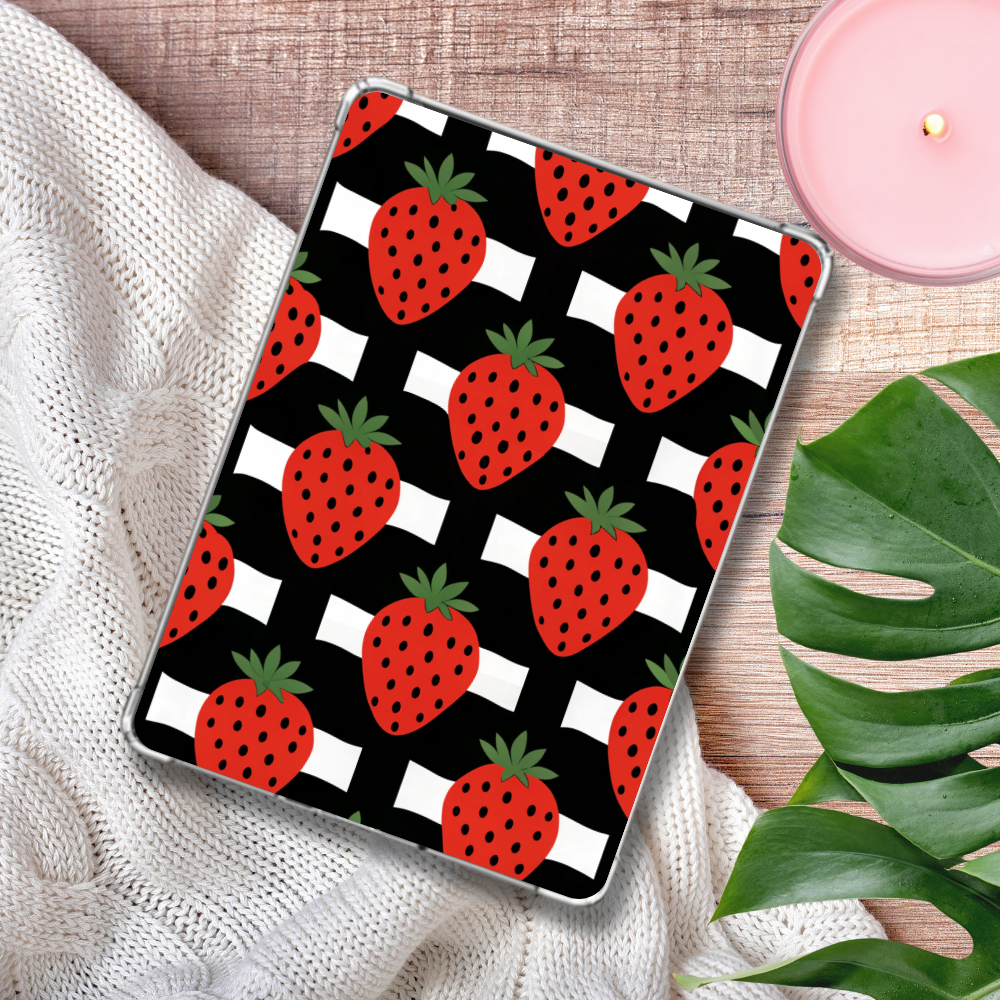 Strawberry Shimmery Holographic Insert for Clear Case | Bookish Accessories