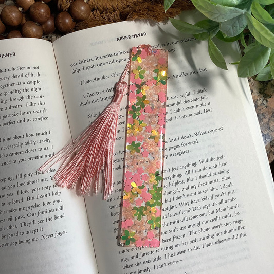 Meadow Floral Resin Bookmark