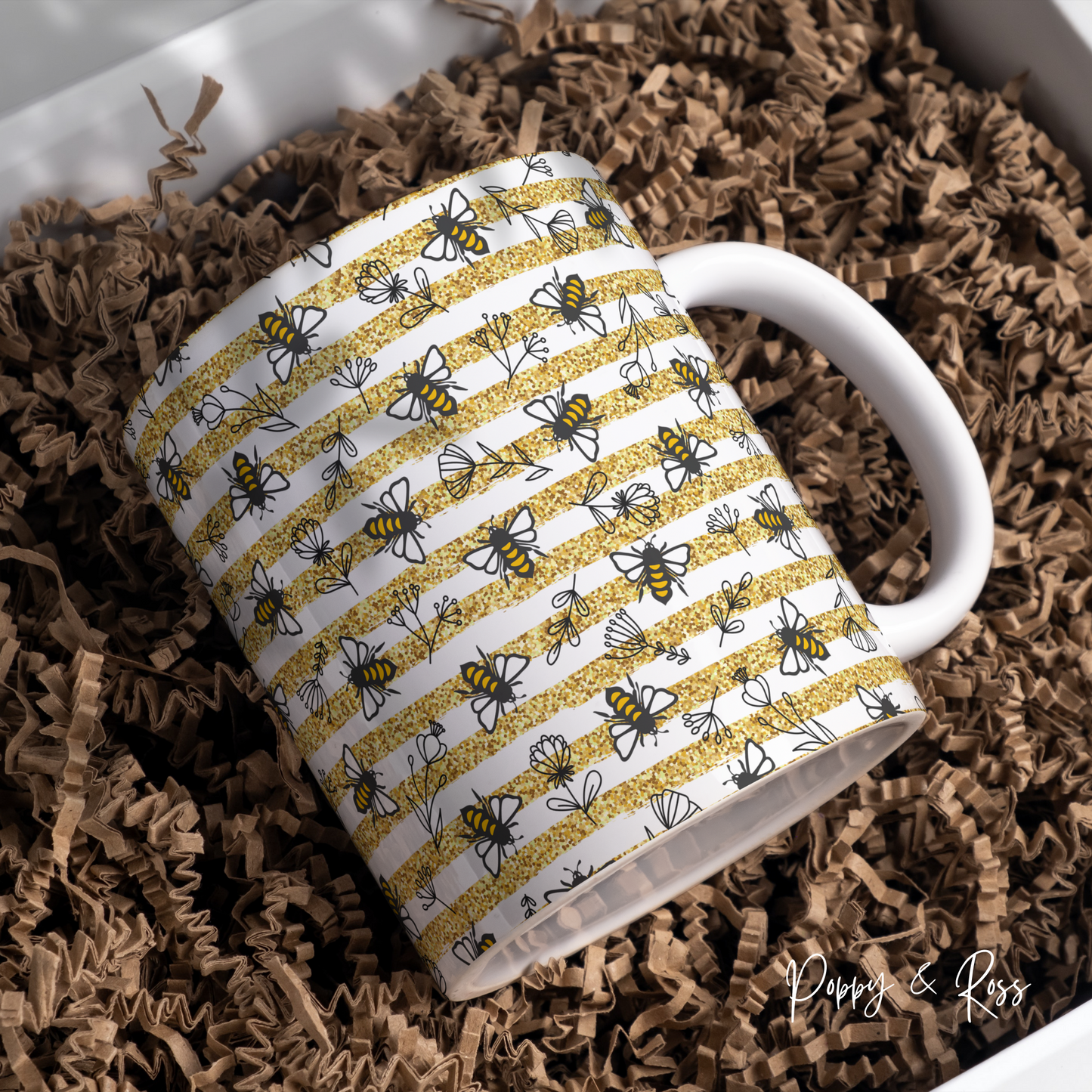 Bumble Bees Coffee Mug 15 Oz