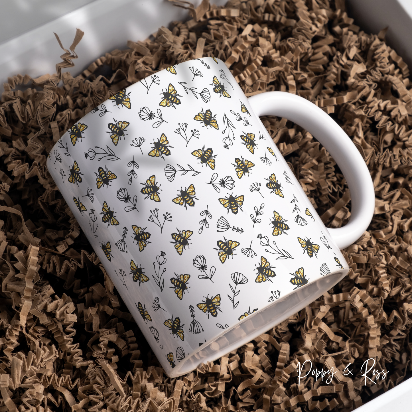 Bumble Bees Coffee Mug 15 Oz