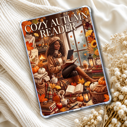 Melanin Cozy Autumn Reader Kindle Insert eReader Case Decor | Accessories for Book Lovers