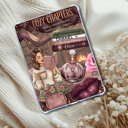 Cozy Escapes Light Girl Reader: Kindle or eReader Decor for Book Lovers