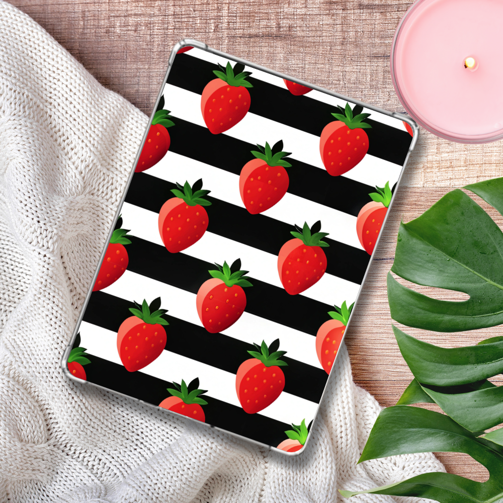 Strawberry Shimmery Holographic Insert for Clear Case | Bookish Accessories