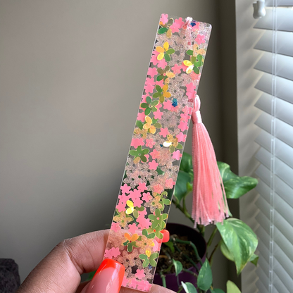 Meadow Floral Resin Bookmark