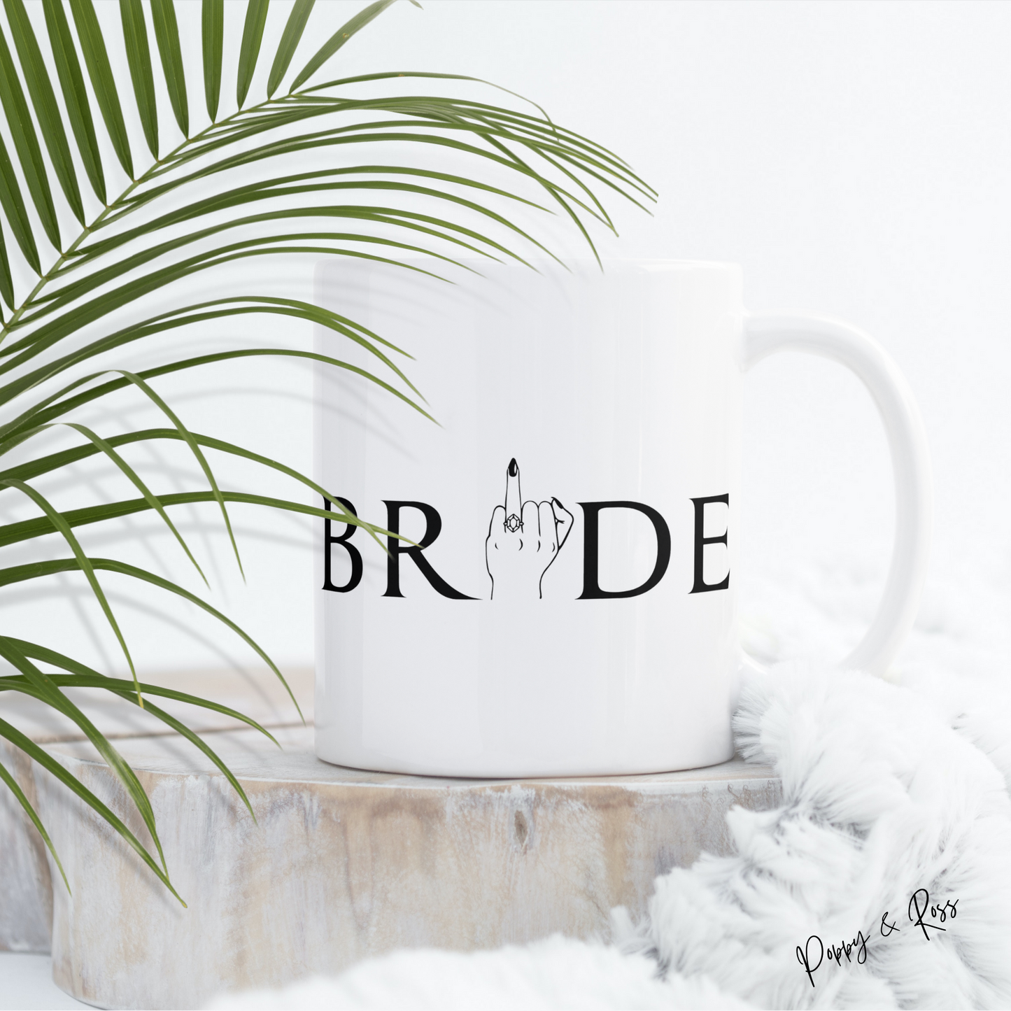 BRIDE Ring Finger Mug 15 Oz