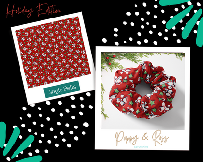 Holiday Cotton Scrunchies | Hair Accessories | Grab Bag Gift