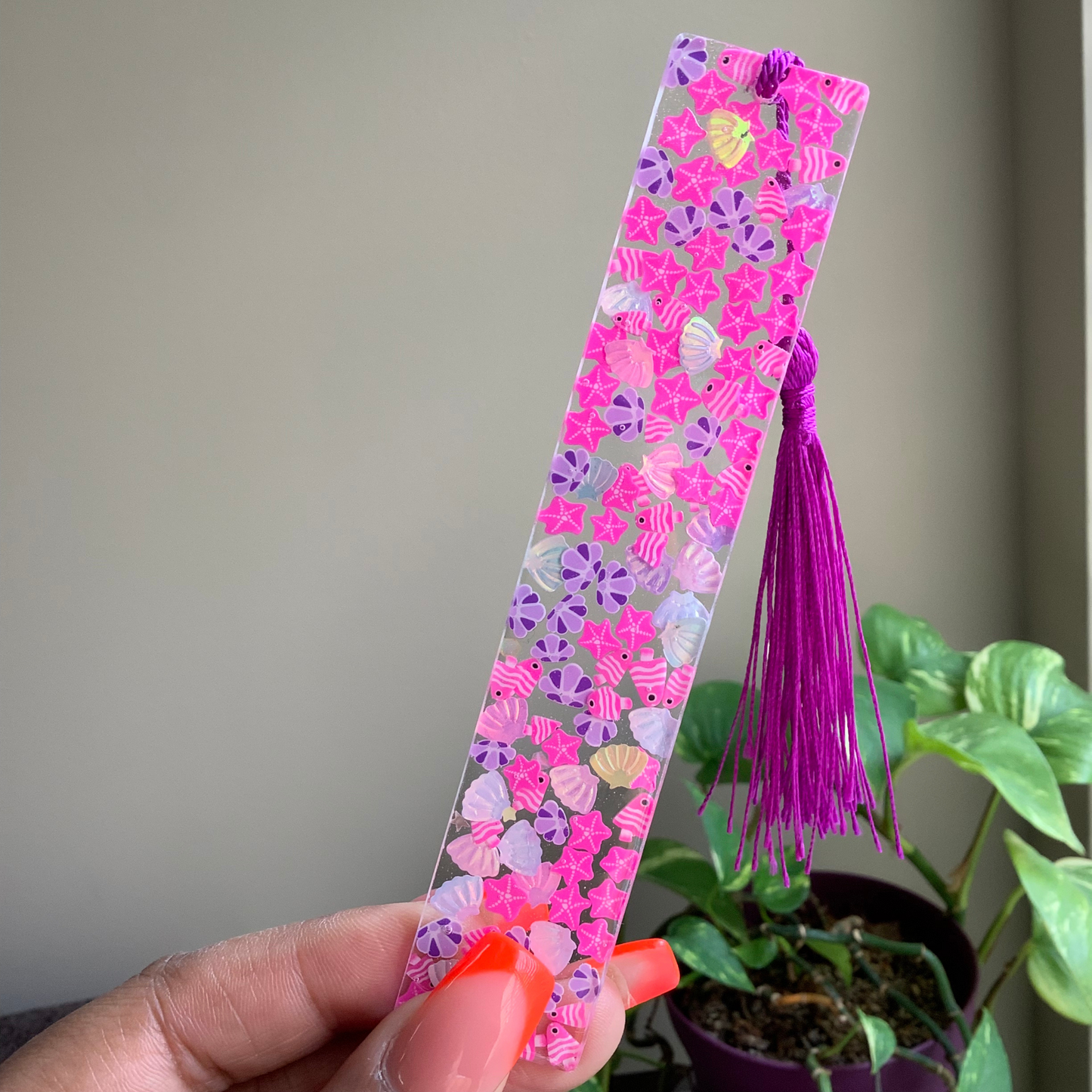 Under the Sea Resin Bookmark