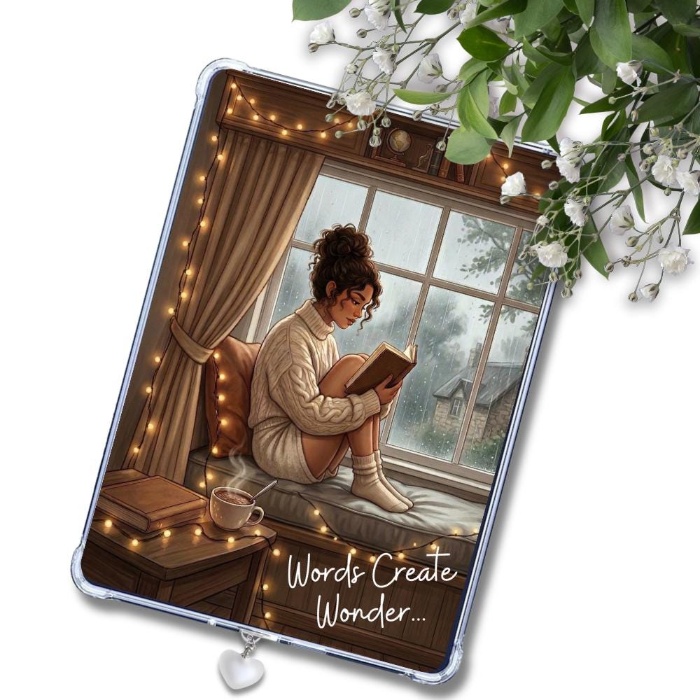Latina Girl Words Create Wonders Insert: Kindle or eReader Decor for Book Lovers