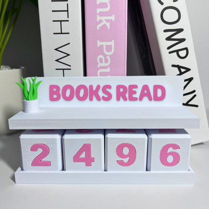 Interactive Book Counter / Book Tracker For Bookworms