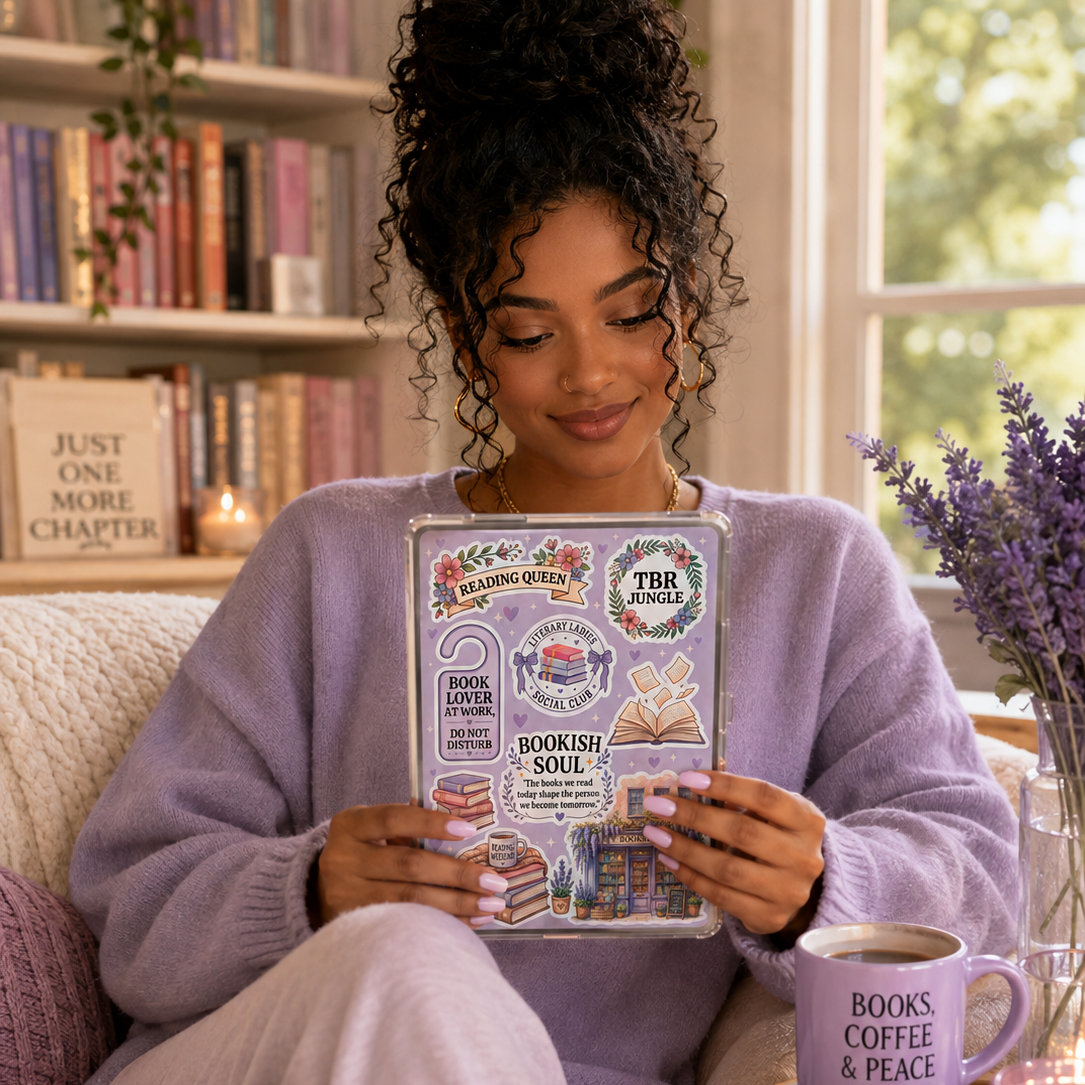 Gem Currently Reading Kindle Insert or eReader | Decor For Book Lovers