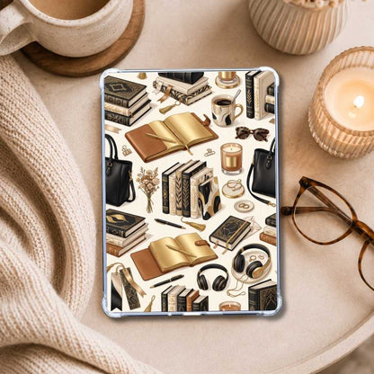 Chic Reader Kindle insert styled in a clear eReader case
