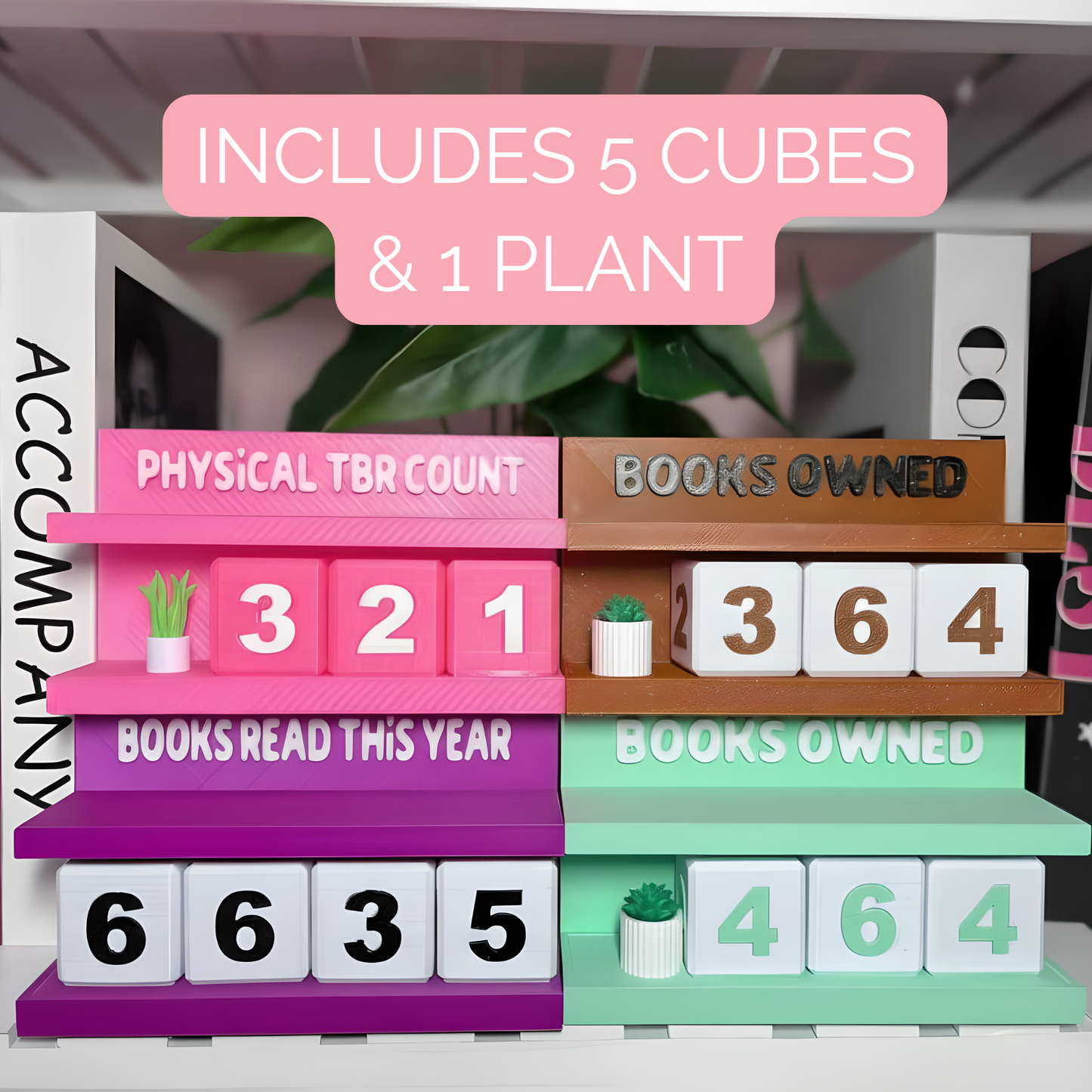 Interactive Book Counter / Book Tracker For Bookworms