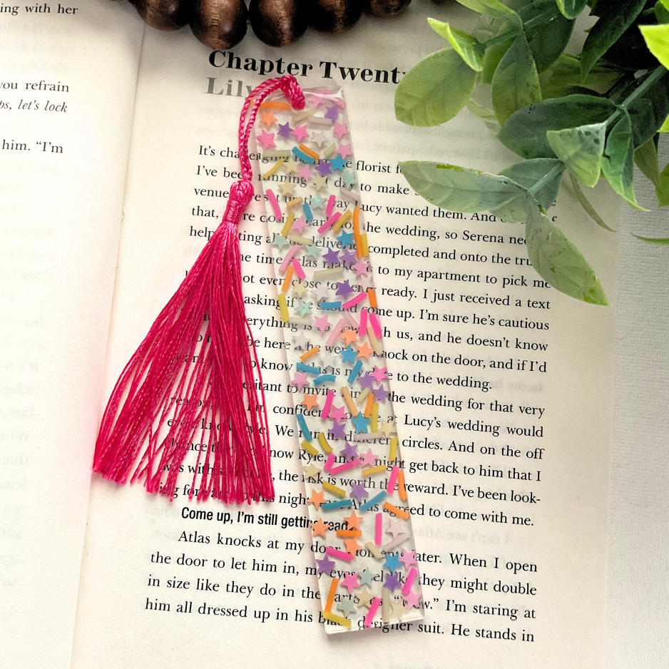 Birthday Cake Resin Bookmark | Bookish Accessories