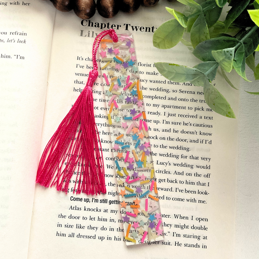 Birthday Cake Resin Bookmark