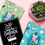 Cherries & Bows Kindle Insert for Clear Case | Bookish Accessories