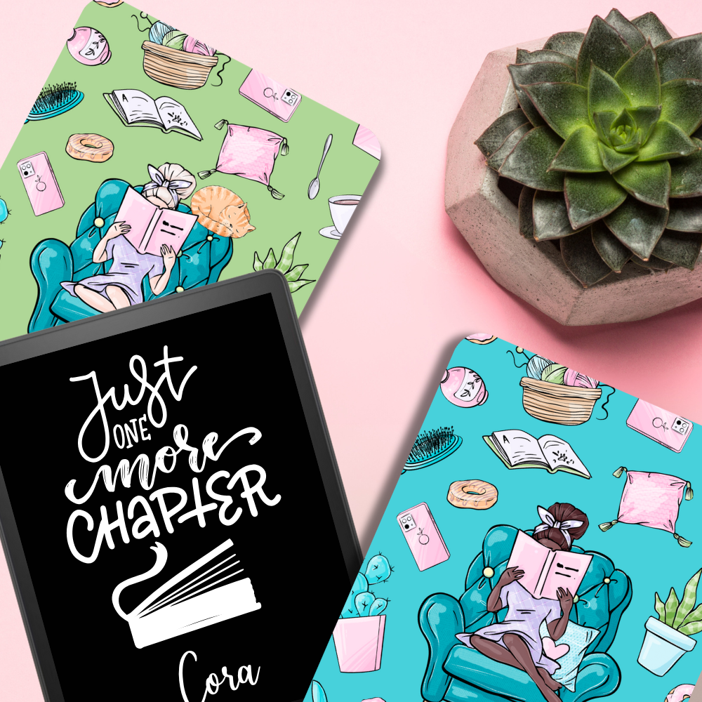 Cherries & Bows Kindle Insert for Clear Case | Bookish Accessories