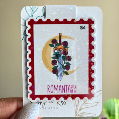 Romantasy Stamp Magnetic Bookmark