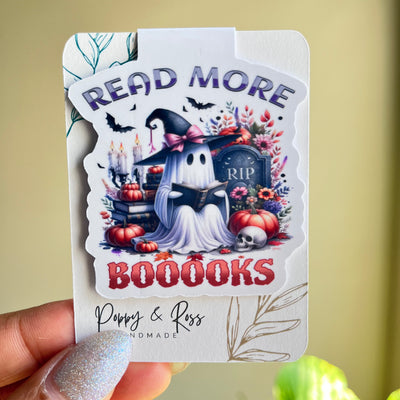 Read More Books Ghostie Magnetic Bookmark