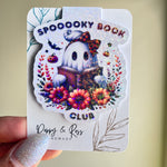 Spoooky Book Club Double Sided Magnetic Bookmark
