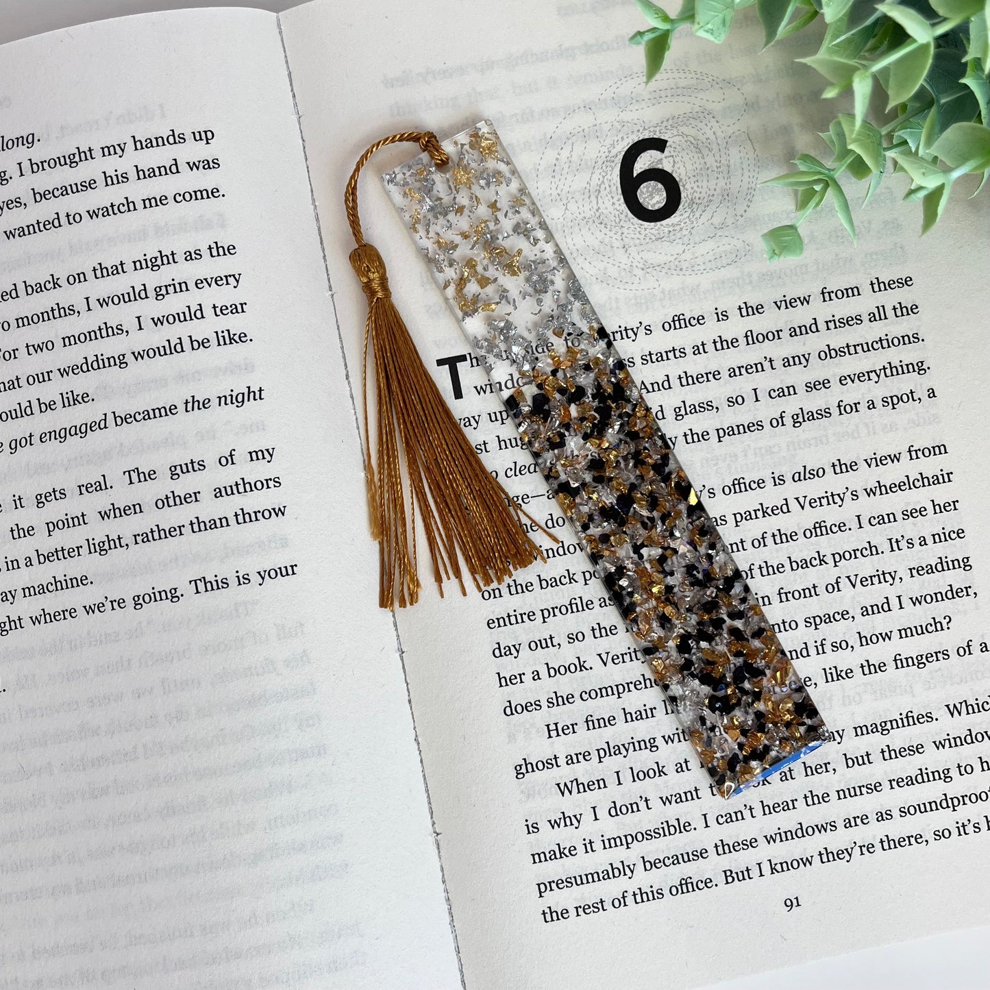 NEW COLORS! Gravel Resin Bookmarks