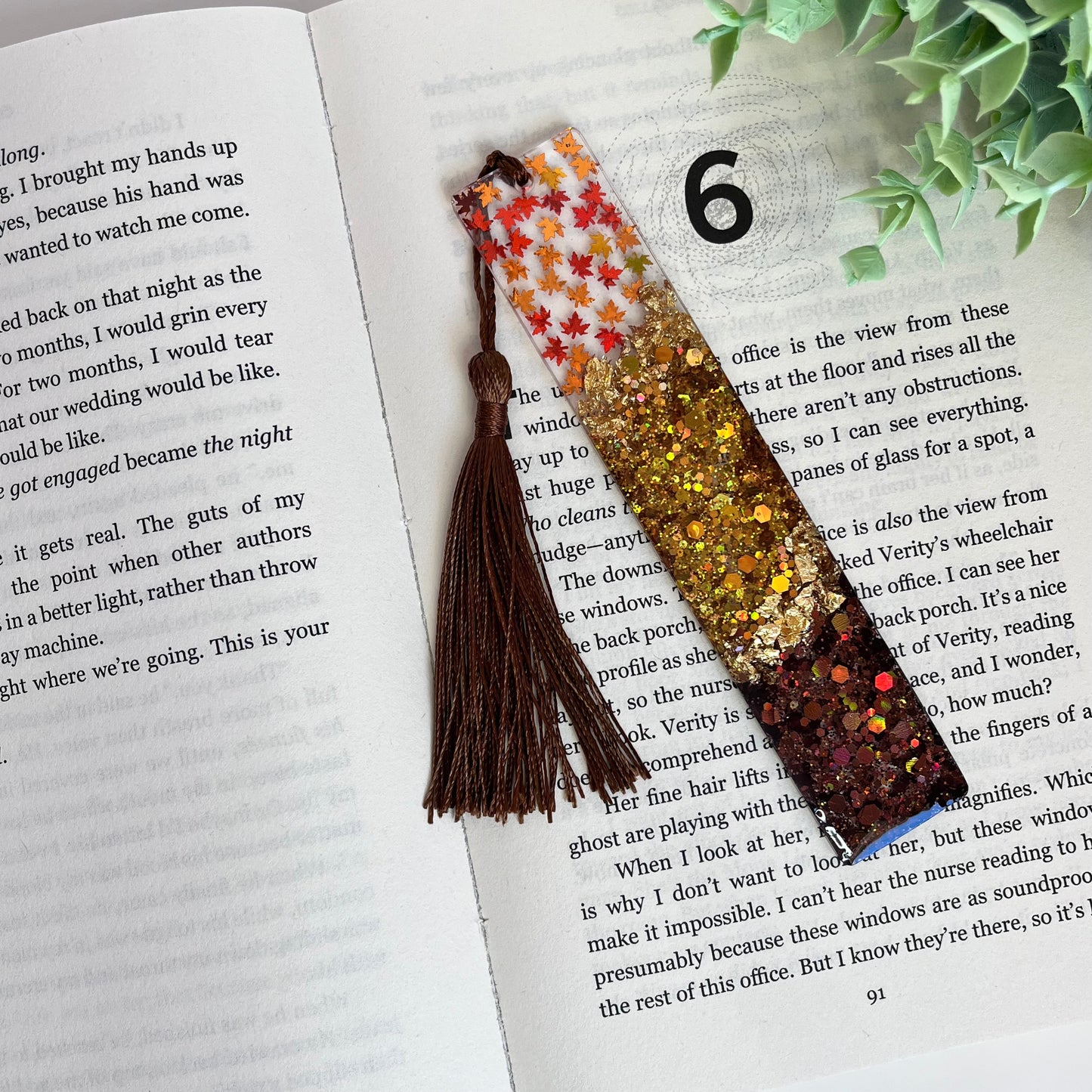 Fall Resin and Acrylic Bookmarks - Select Your Size