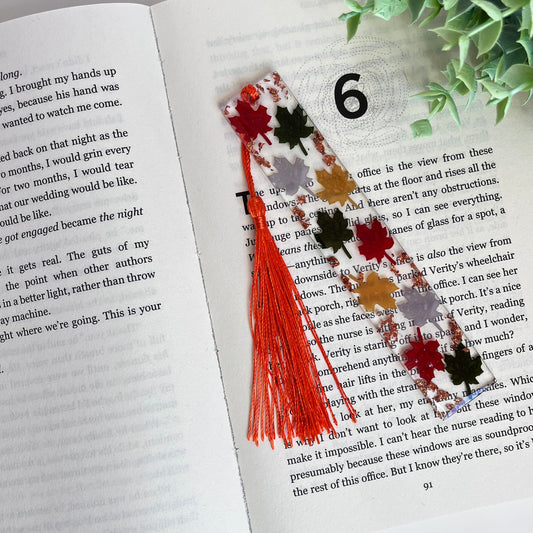 Fall Resin and Acrylic Bookmarks - Select Your Size