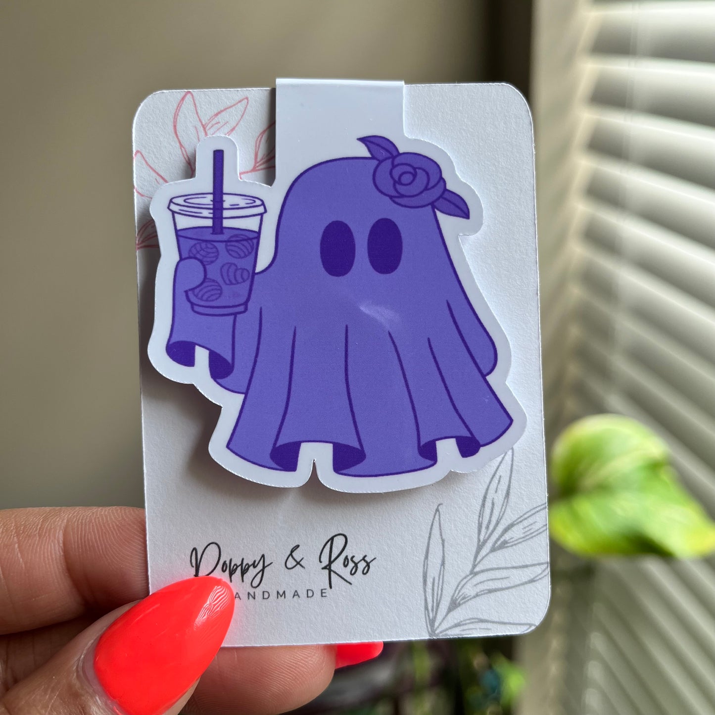 Concha Ghostie Magnetic Bookmark