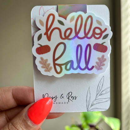 Hello Fall Magnetic Bookmark - Limited Time