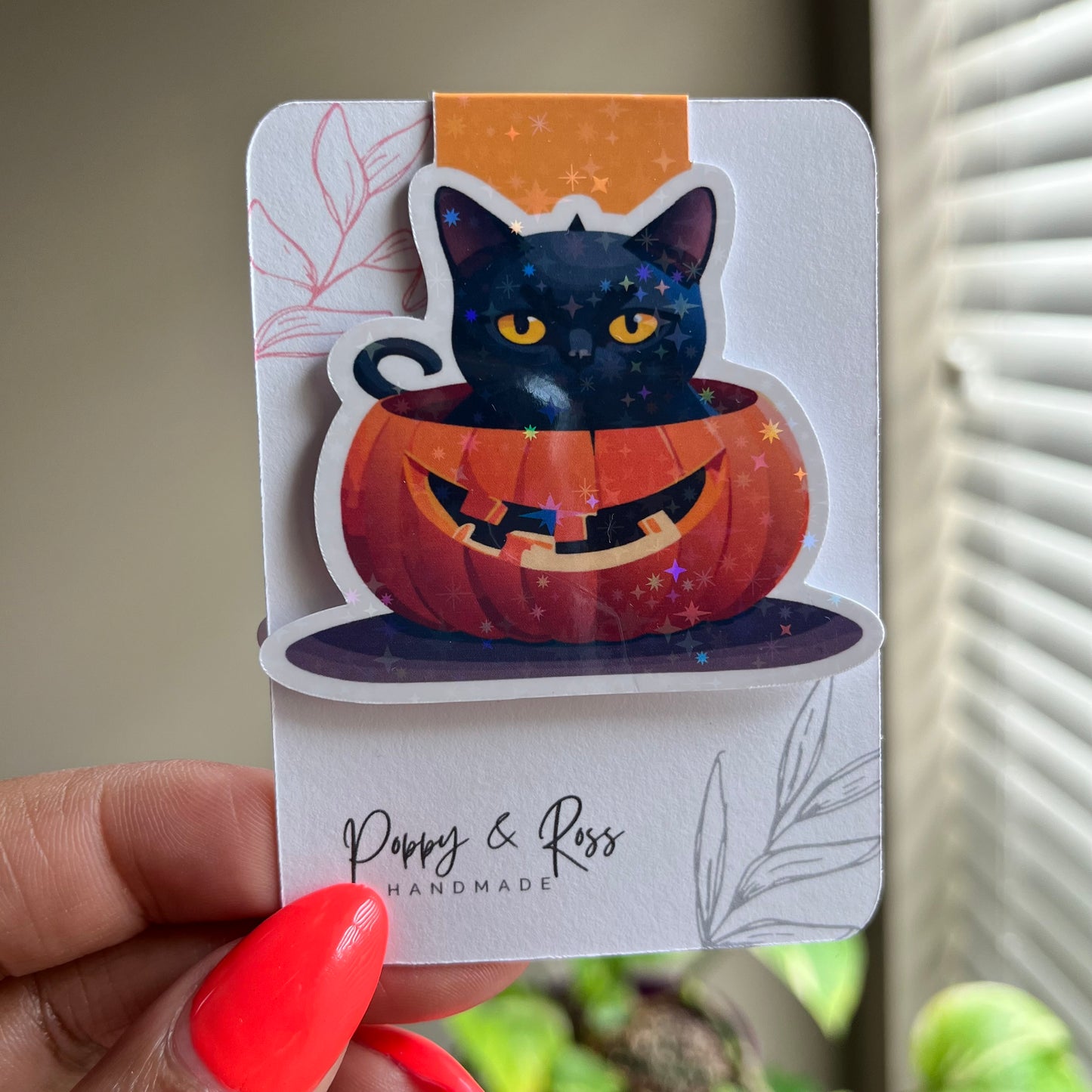 Salem Halloween Magnetic Bookmark