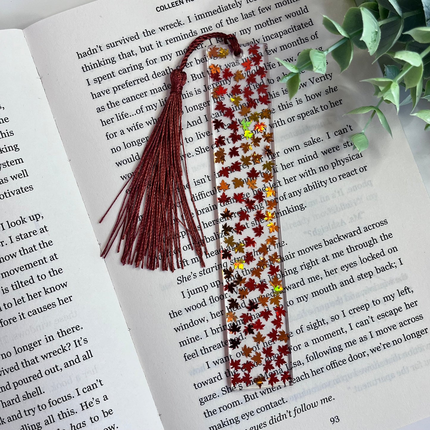 Fall Resin and Acrylic Bookmarks - Select Your Size