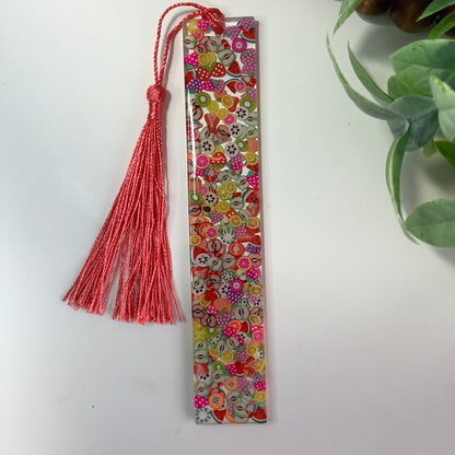 New Design Fruit Salad Resin Bookmark