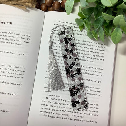 Flower Power Resin Bookmark