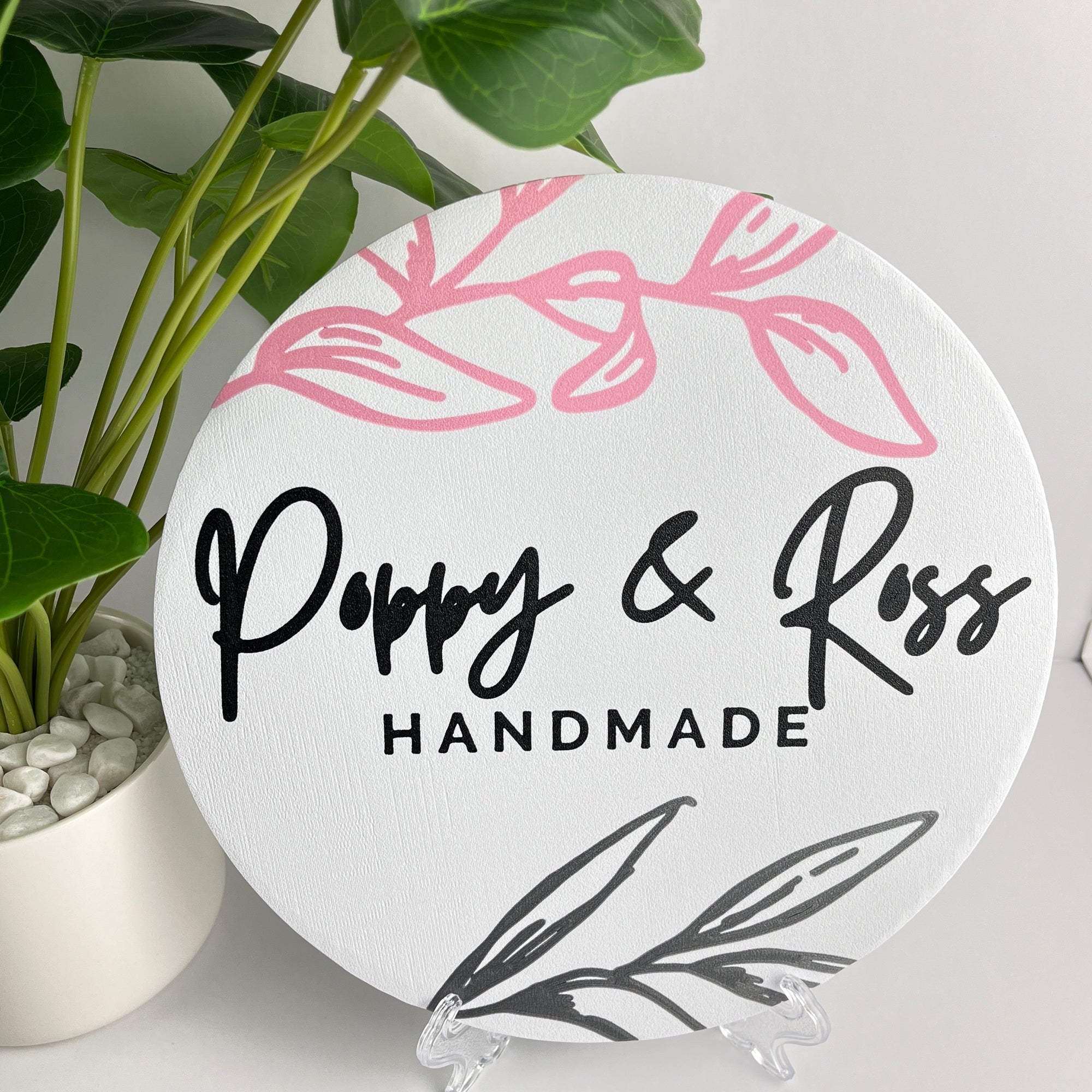 Custom 3D Printed Logo Sign