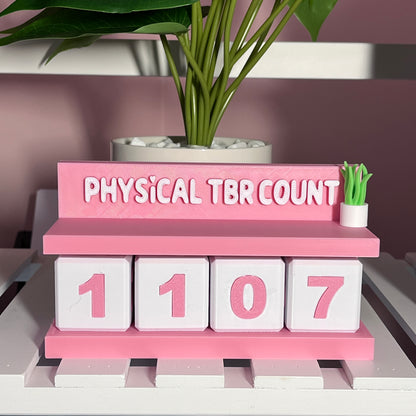 Interactive Book Counter / Book Tracker For Bookworms