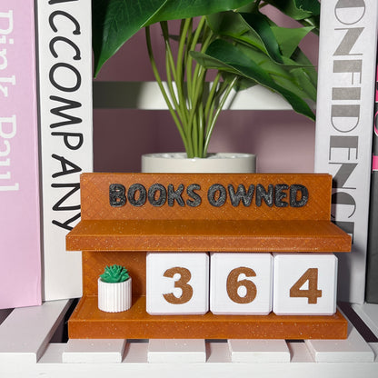 Interactive Book Counter / Book Tracker For Bookworms