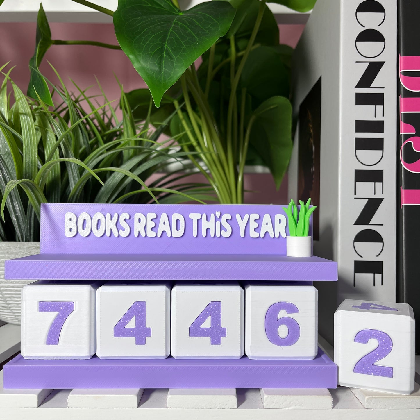 Interactive Book Counter / Book Tracker For Bookworms