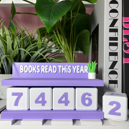 Interactive Book Counter / Book Tracker For Bookworms