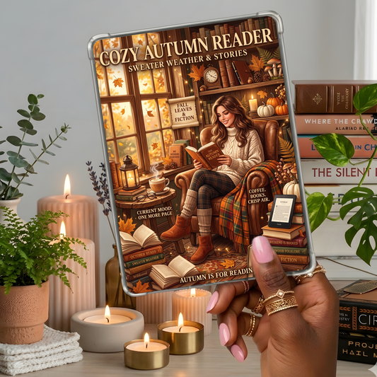 Fall Reader shown on a handheld eReader