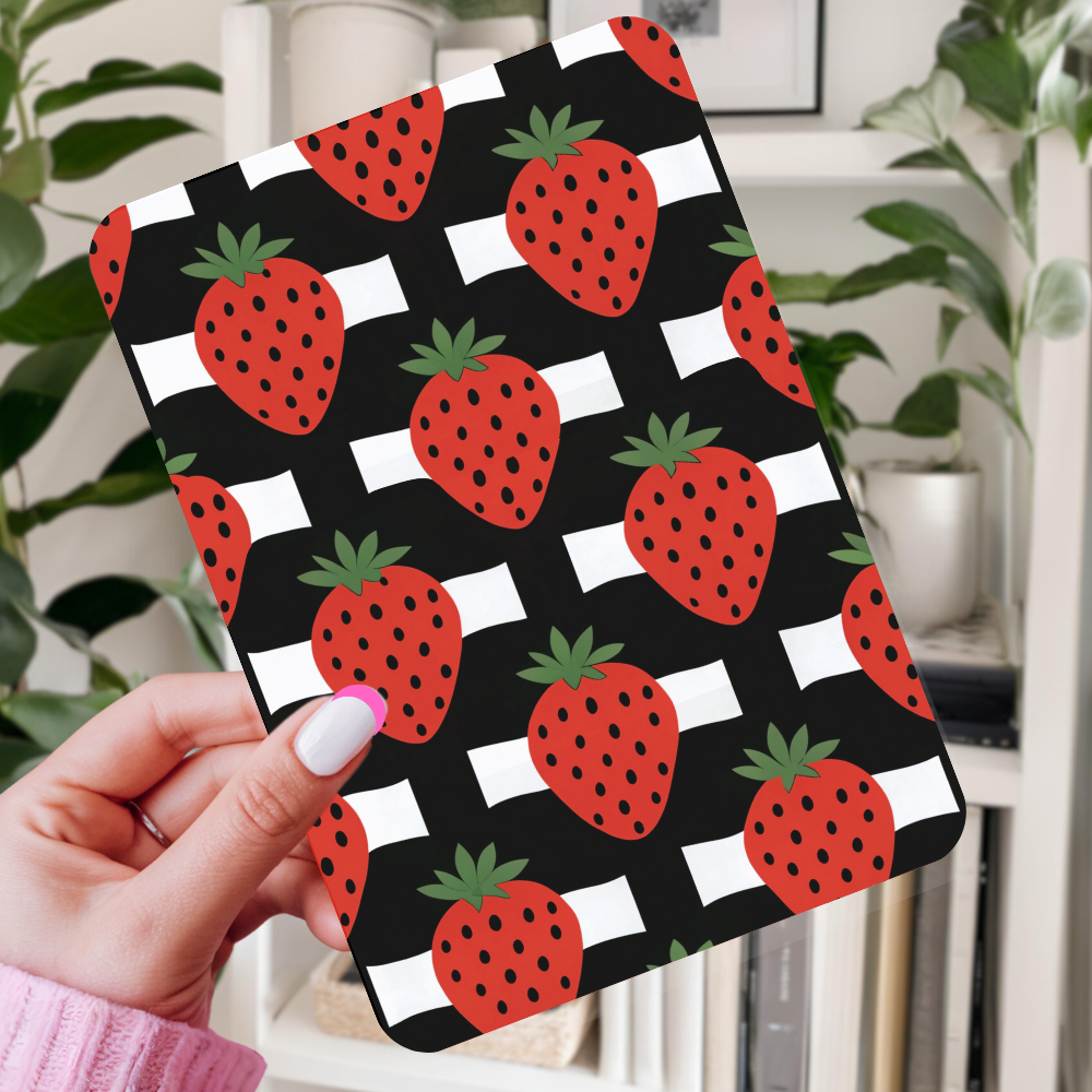 Strawberry Shimmery Holographic Insert for Clear Case | Bookish Accessories
