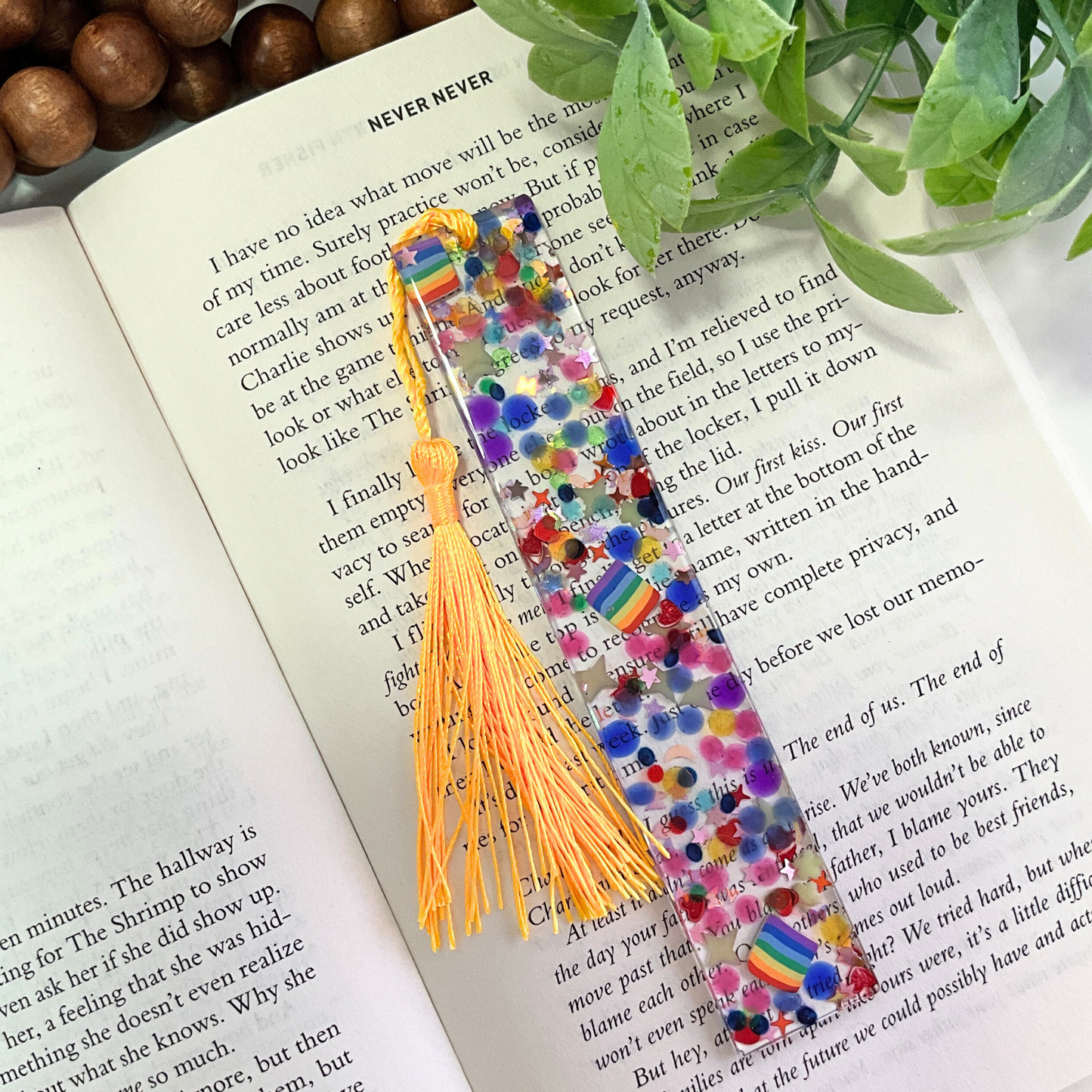 Rainbow Pride Collection (Glow in the Dark) Resin Bookmark